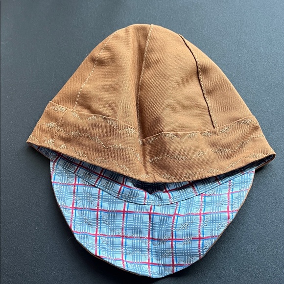 Bocomal Brown Textured Welding Cap Size 6 7/8 - Picture 2 of 5